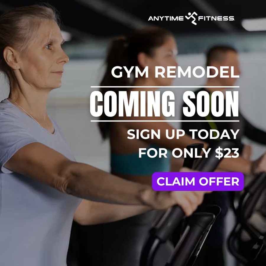 Gym remodel coming soon offer — sign up for $23